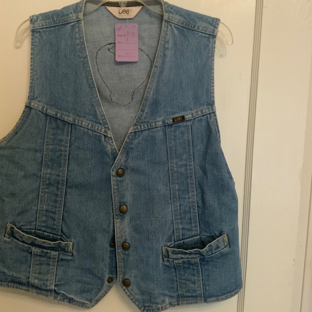 LEE denim vest w Joker emblem